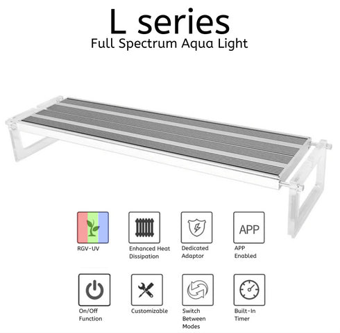 Week Aqua L 1200- Series Pro LED Light 120cm - App Control Full Spectrum For Freshwater